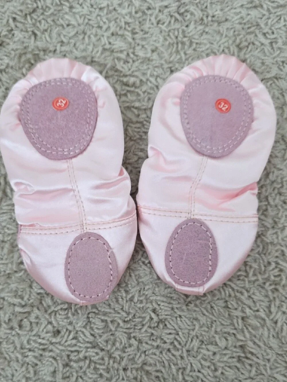 Pink Satin Ballet Slippers - Child Size